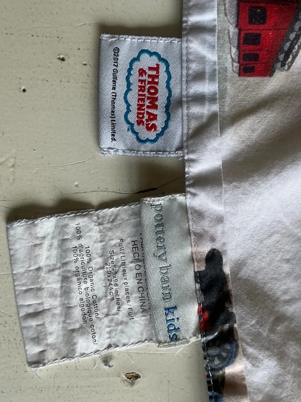 Pottery Barn Kids Thomas and Friends FULL Sheet Set